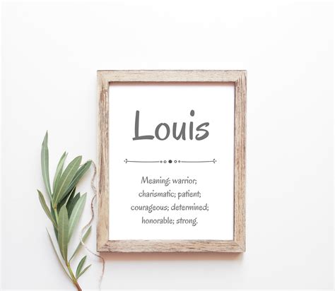 my name is louis.